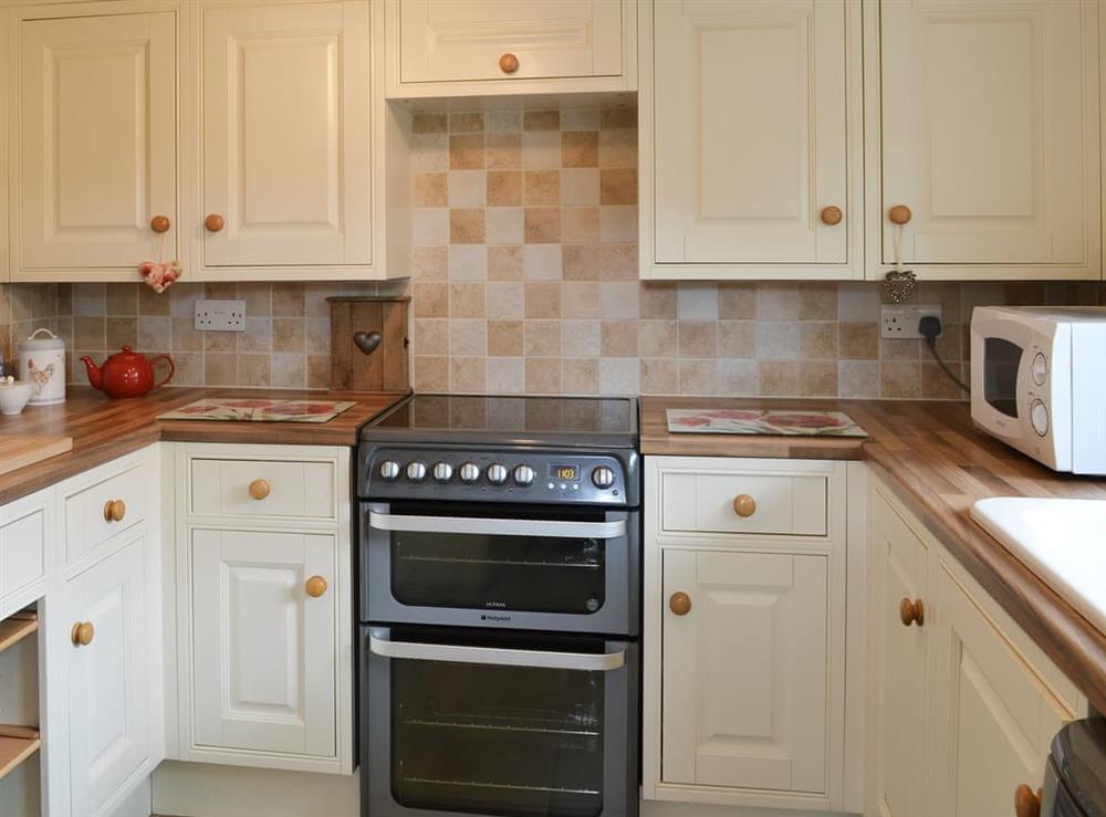 Well equipped kitchen at No 2 Cottage in Hexham, Northumberland