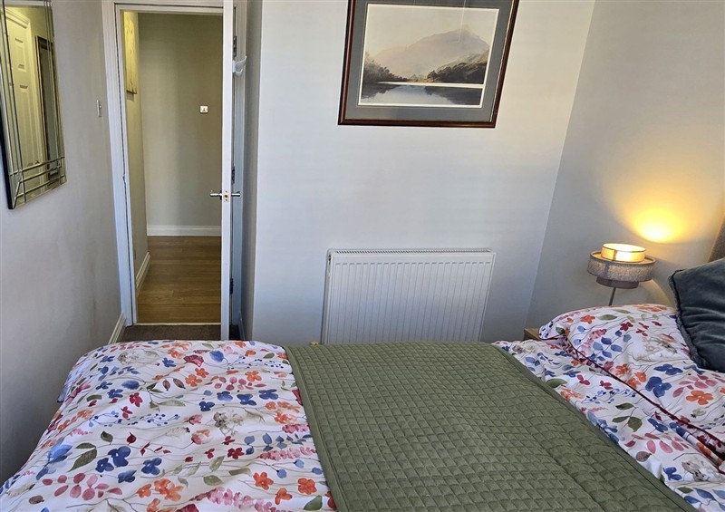 This is a bedroom at No 2 Emporium Apartments, Prestatyn