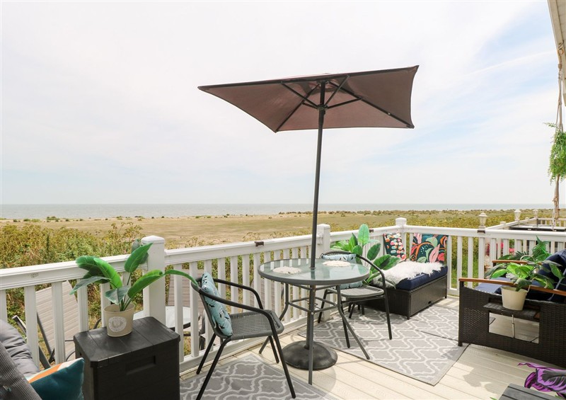 This is the patio at No. 2 - Seaview, Kessingland