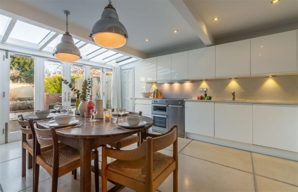Ground floor: Light and spacious dining kitchen at No. 3 Sutherland Cottages, Brancaster near Kings Lynn