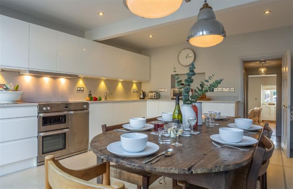 No. 3 Sutherland Cottages: Dining kitchen at No. 3 Sutherland Cottages, Brancaster near Kings Lynn