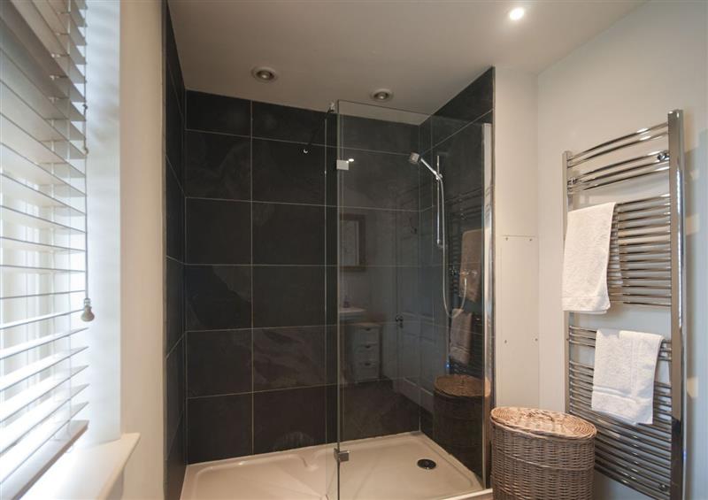 This is the bathroom at No 3 The Hinges, Crantock