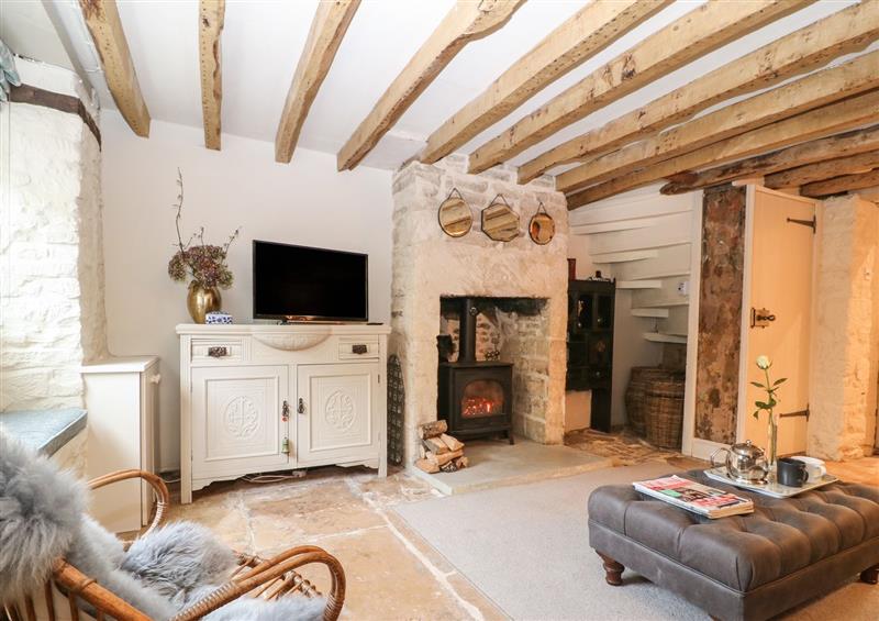 Relax in the living area at No 35 West End, Minchinhampton
