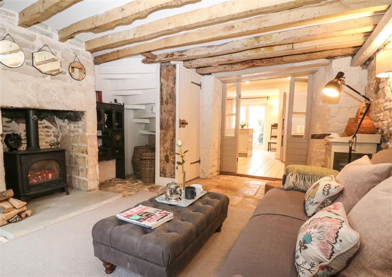 This is the living room at No 35 West End, Minchinhampton