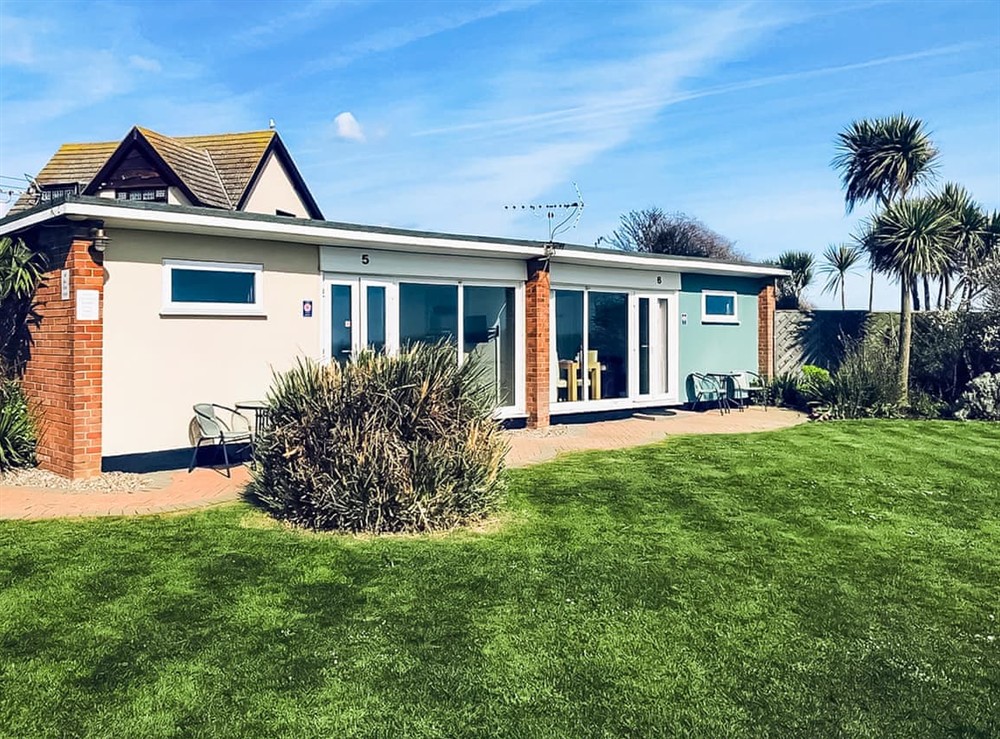 Exterior at No 6 Barton Chalet in California, near Great Yarmouth, Norfolk