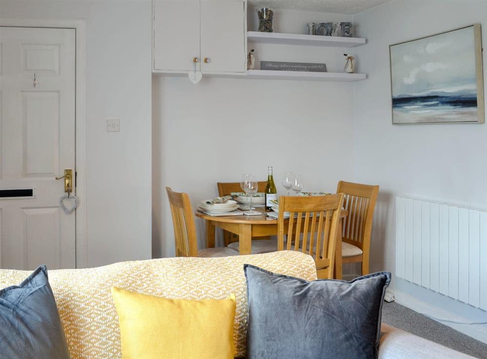 Living room/dining room at No 7 in Gatehouse of Fleet, Kirkcudbrightshire