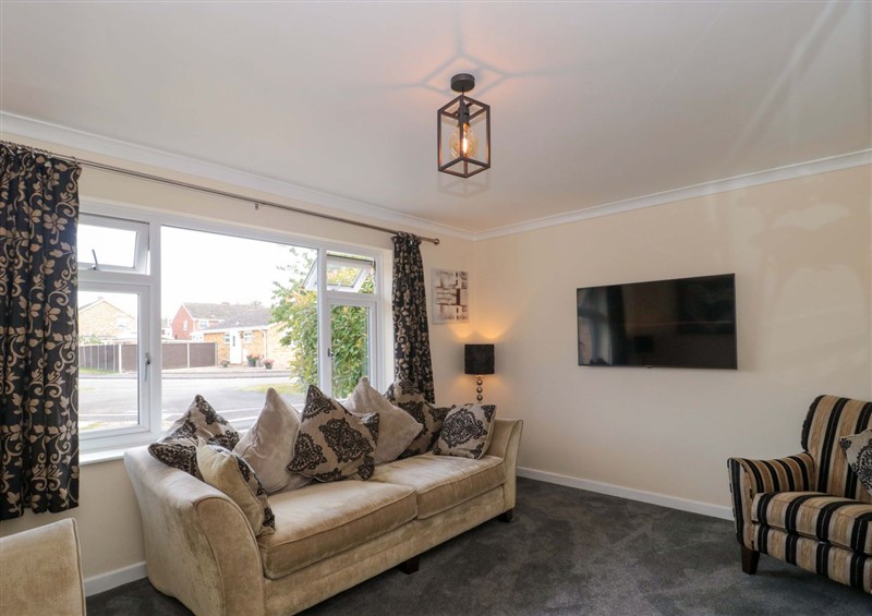 Relax in the living area at No 8, Burnham-On-Sea