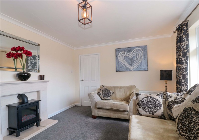 The living room at No 8, Burnham-On-Sea