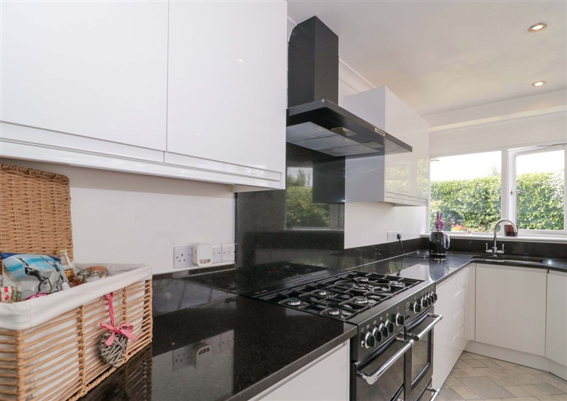 This is the kitchen at No 8, Burnham-On-Sea