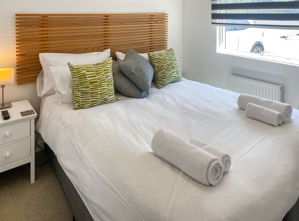 Double bedroom at No.1 Quay Court in Newquay, Cornwall
