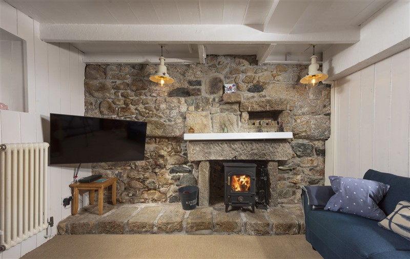 Relax in the living area at No.1 St Eia, Cornwall