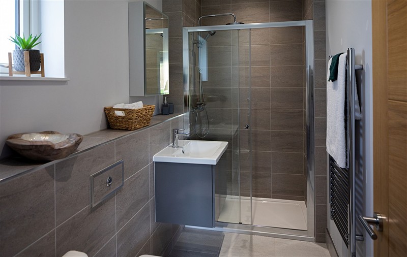 The bathroom at
