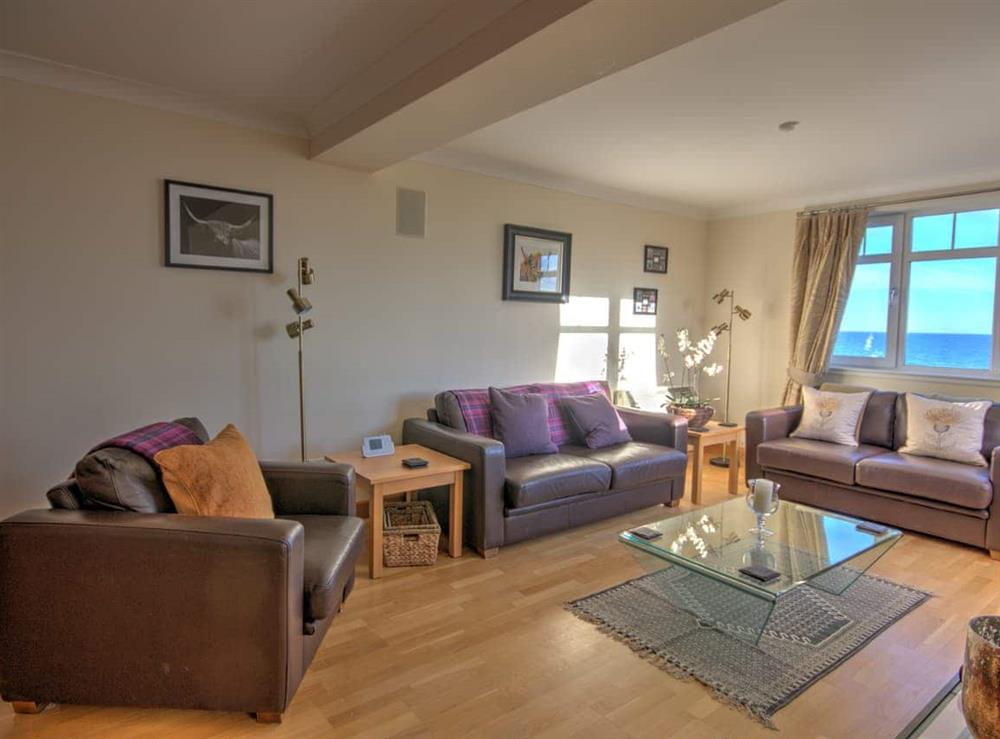 Living area (photo 2) at No.10 The Links Apartments in Brora, Sutherland