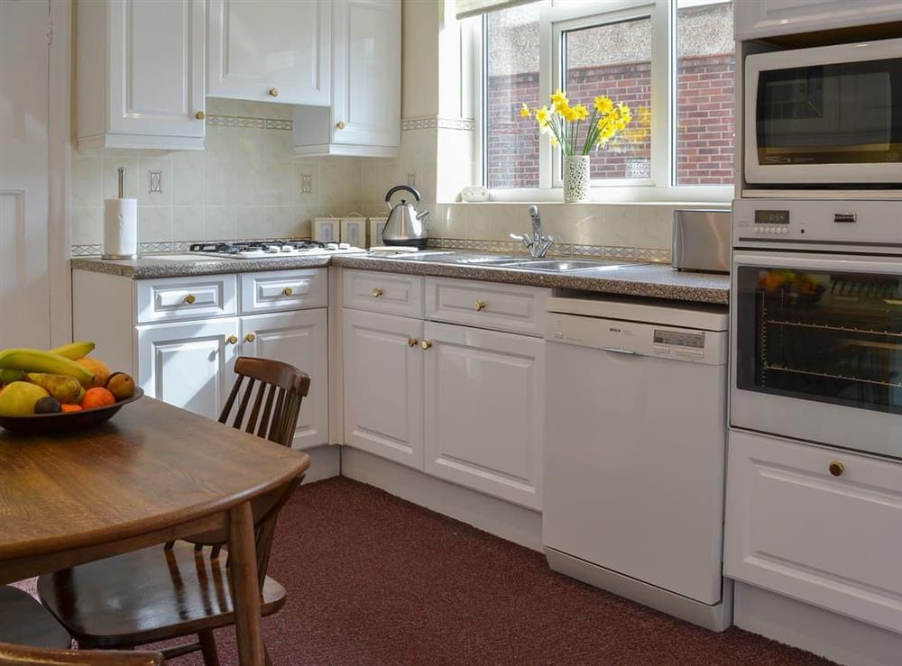 Kitchen at No.19 in Filey, Yorkshire, North Yorkshire