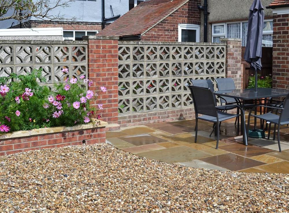 Outdoor area at No.19 in Filey, Yorkshire, North Yorkshire