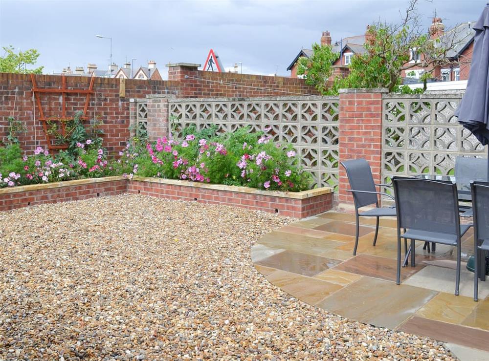 Outdoor space at No.19 in Filey, Yorkshire, North Yorkshire