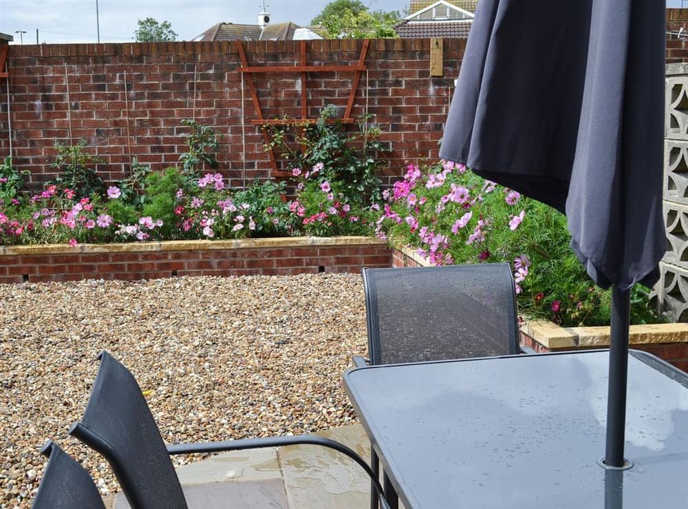Sitting out area at No.19 in Filey, Yorkshire, North Yorkshire