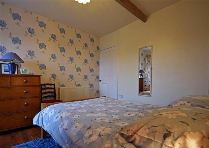 One of the bedrooms at No2 Budle Bay Cottage, Bamburgh