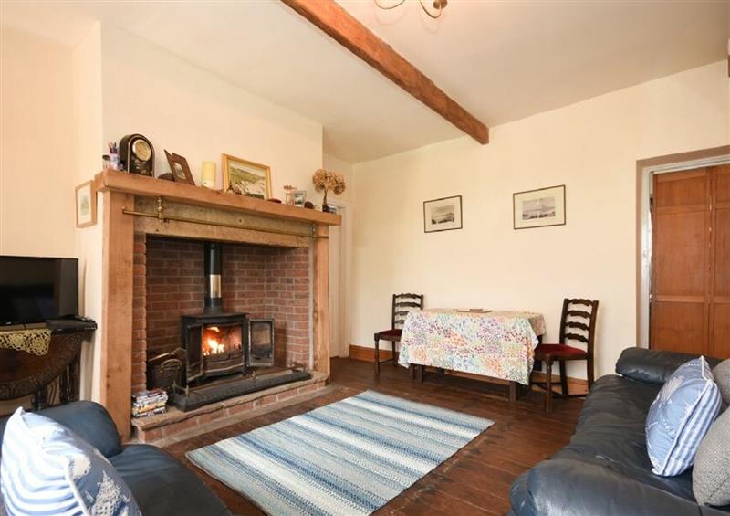 Relax in the living area at No2 Budle Bay Cottage, Bamburgh