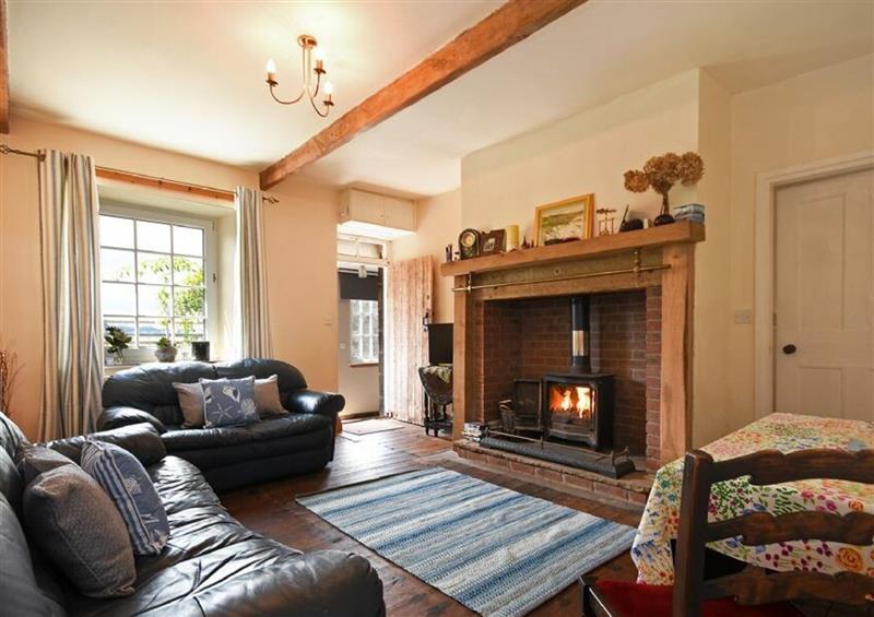 The living room at No2 Budle Bay Cottage, Bamburgh