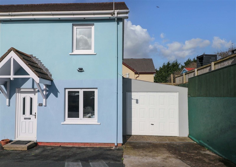 Outside at No.22 The Clicketts, Tenby