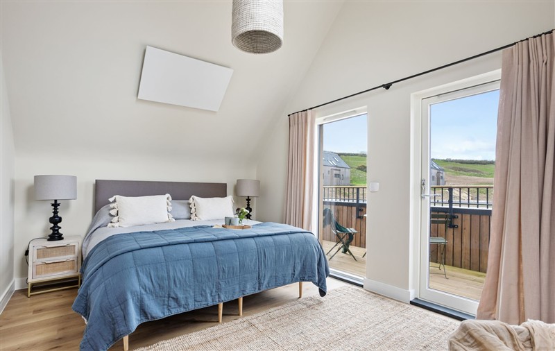 A photo of the bedroom at