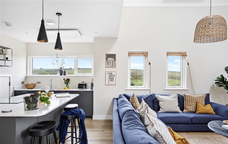 The living area at