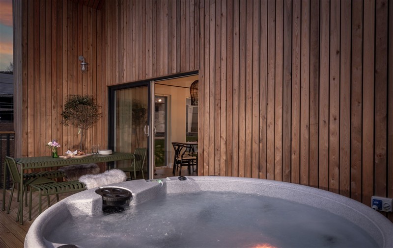 There is a hot tub at