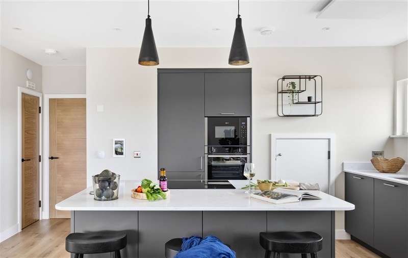 This is the kitchen at