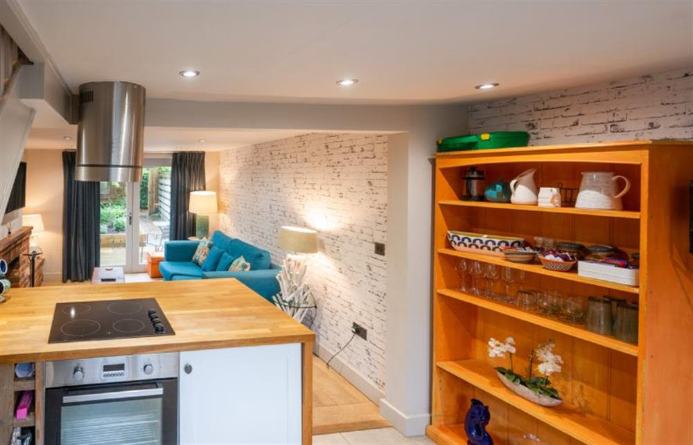 Ground floor: Modern practical kitchen at No.33 Cottage 1, Thornham near Hunstanton