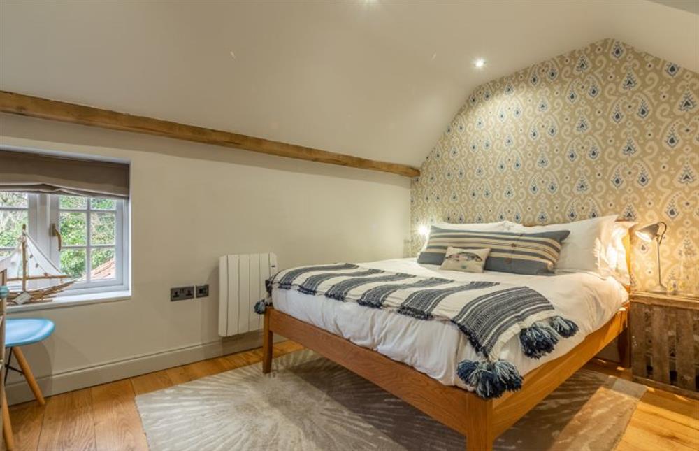 First floor: Bedroom three, double bed at No.33 Cottage 4, Thornham near Hunstanton