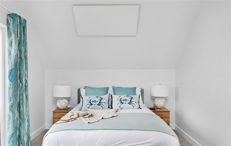 A bedroom in