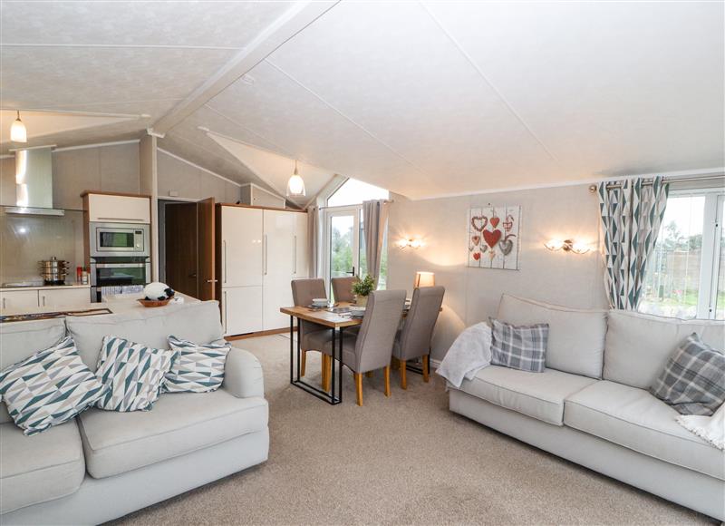 Relax in the living area at No.7 Skiddaw View, Moota near Aspatria