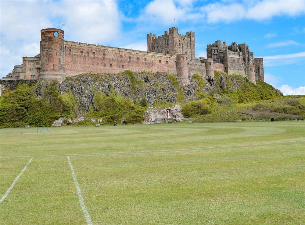 Bamburgh Castle at Noble Nook in Seahouses, Northumberland