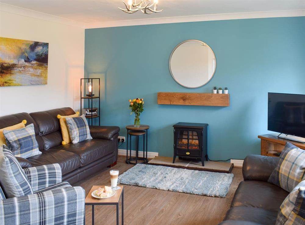 Living room at Noble Nook in Seahouses, Northumberland