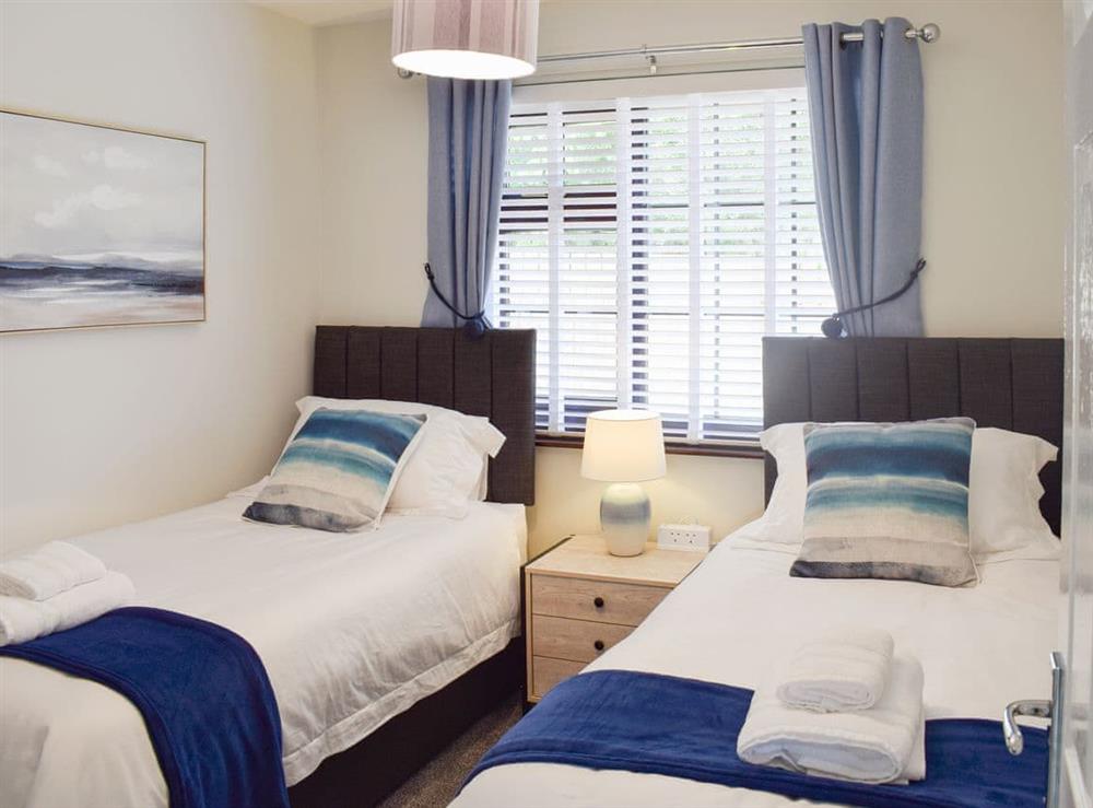 Twin bedroom at Noble Nook in Seahouses, Northumberland