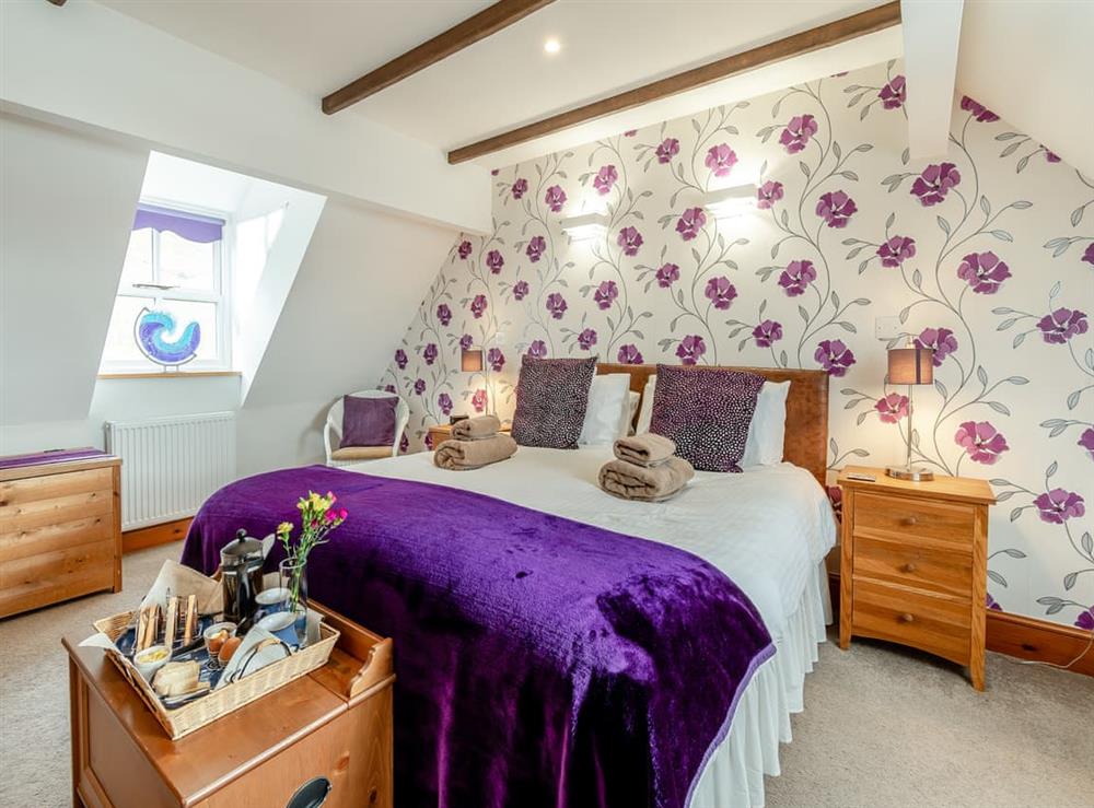 Double bedroom at Nobles Cottage in Whitby, North Yorkshire