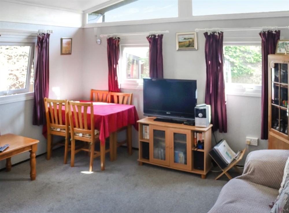 Open plan living space at Noddfa in Newcastle Emlyn, Dyfed