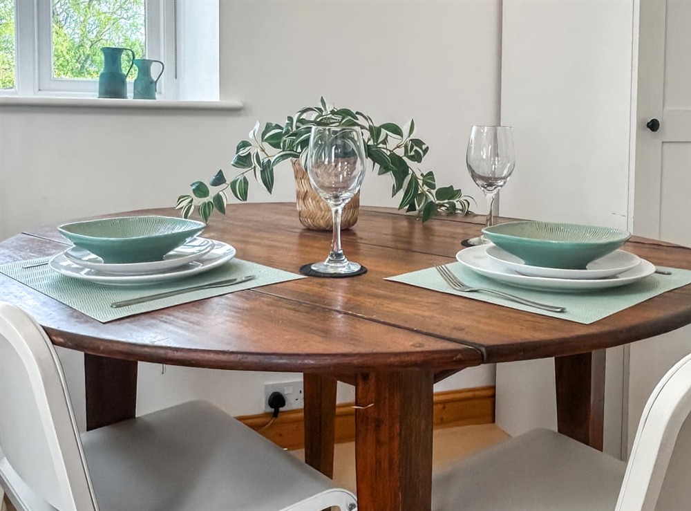 Dining Area at Noddingway Cottage in Axbridge, Weare, Somerset