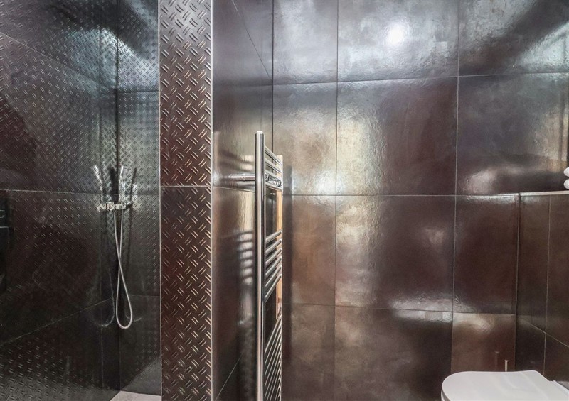 The bathroom at Noflash Malpal, Bishop Sutton