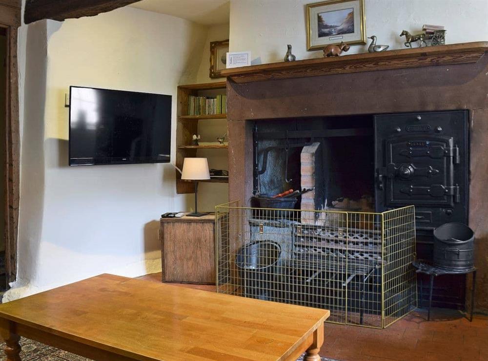 Characterful living room with original beams at Nokka in Keswick, Cumbria