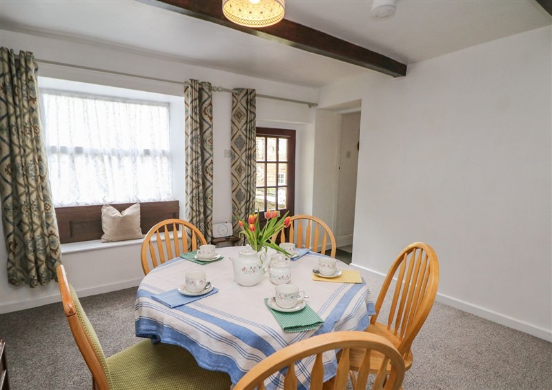 The dining room at Nook Farm Holiday Cottage, Bolsterstone near Stocksbridge
