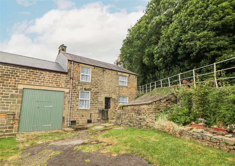 This is the garden at Nook Farm Holiday Cottage, Bolsterstone near Stocksbridge