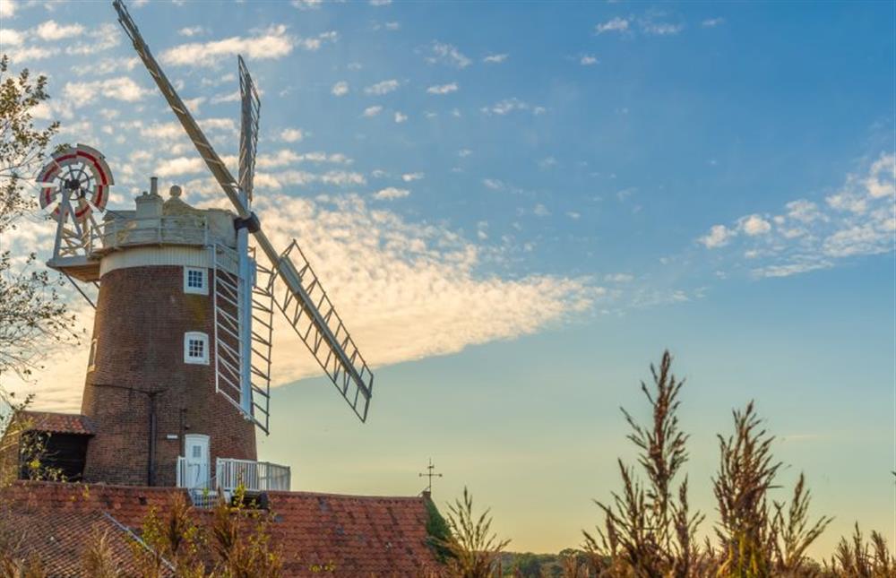 The iconic Cley Windmill at Nooky House, Cley-next-the-Sea near Holt