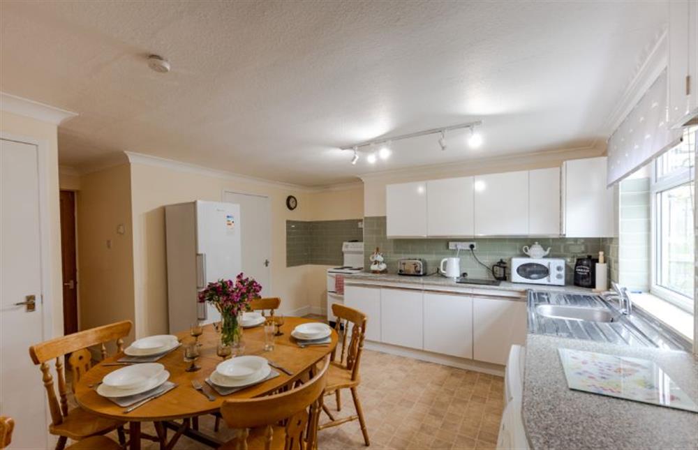 Ground floor: Kitchen with dining area (photo 2) at Norahs Cottage, Potter Heigham near Great Yarmouth