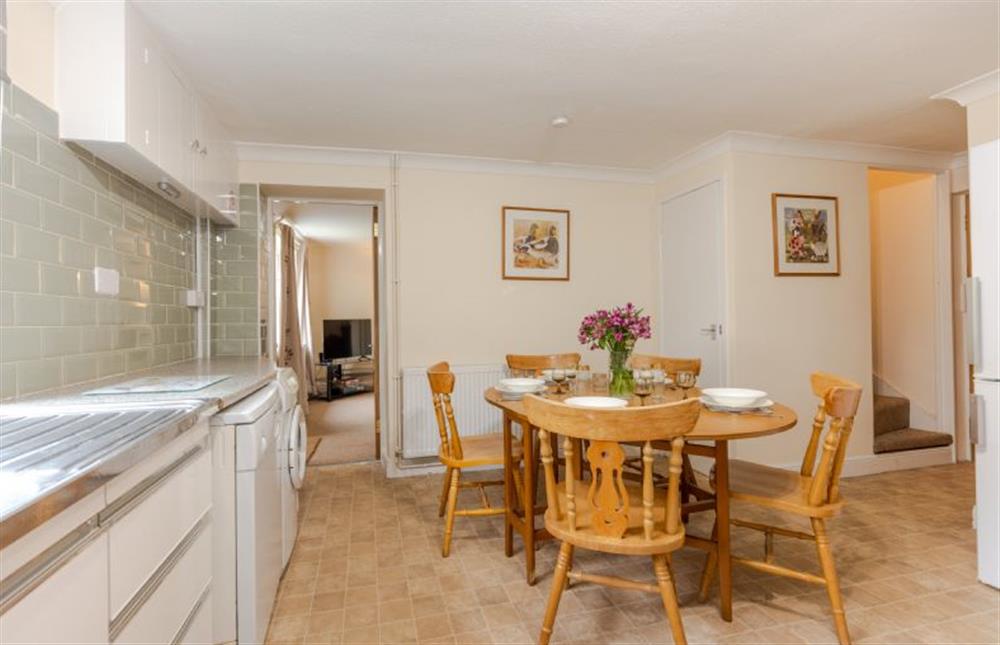 Ground floor: Kitchen with dining area (photo 4) at Norahs Cottage, Potter Heigham near Great Yarmouth