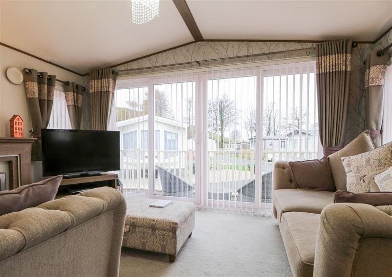 The living area at Nordene, Brigham Holiday Park near Great Broughton