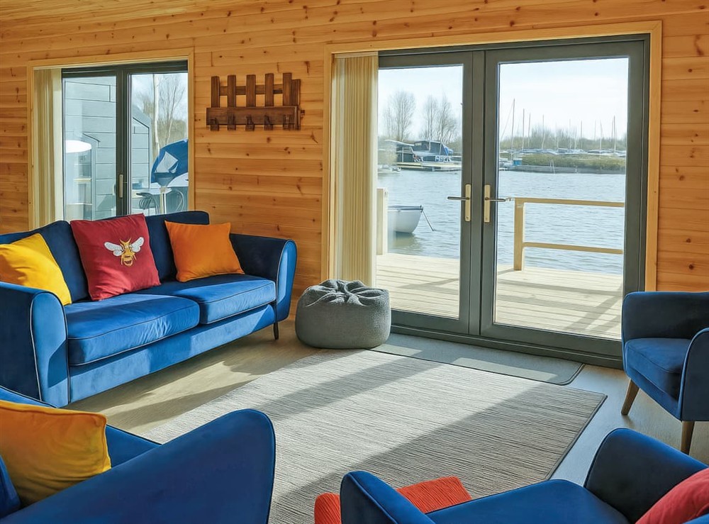 Living area at Ferry Lodge, 