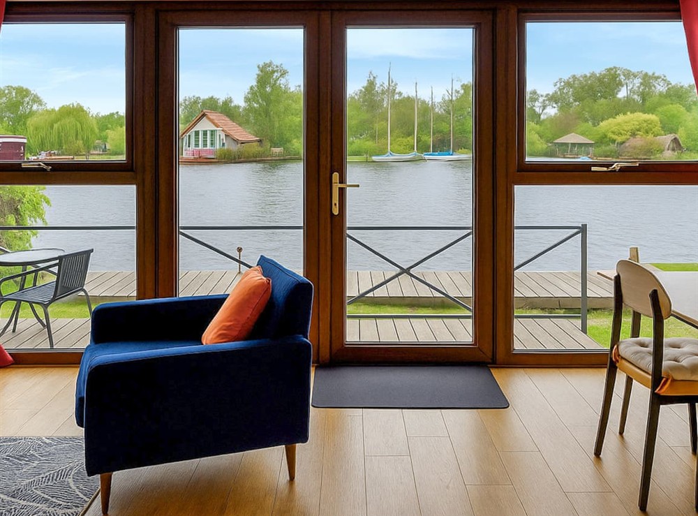 Living area at Yare View, 