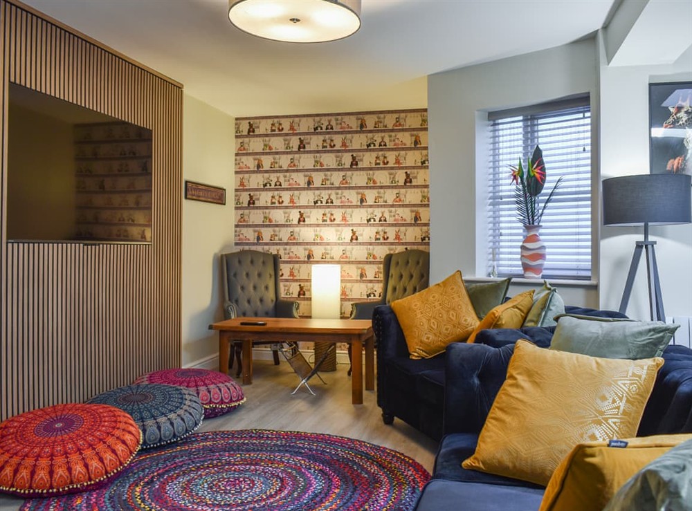 Living area at Normandby House in Whitby, North Yorkshire